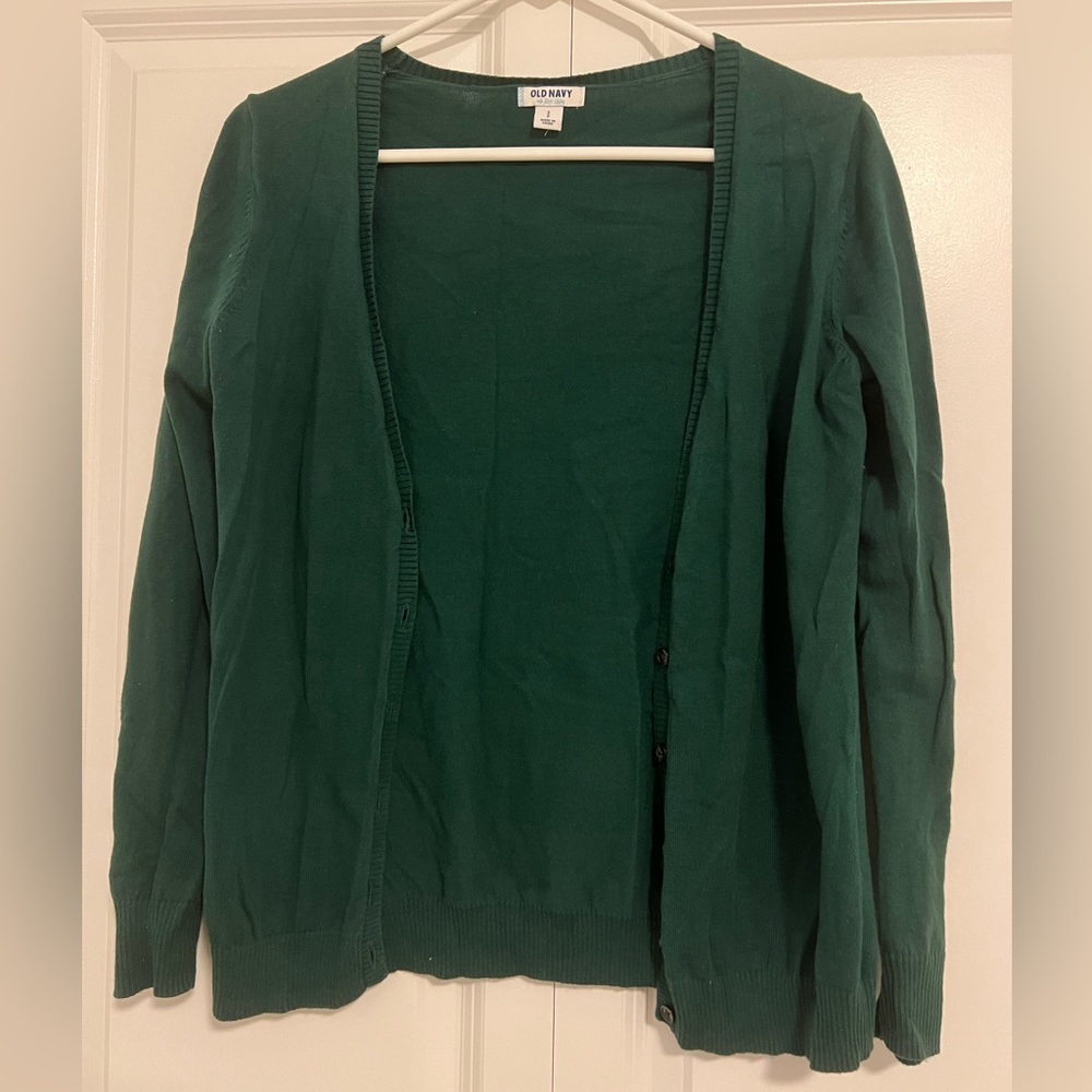 Old Navy Small Green Cardigan